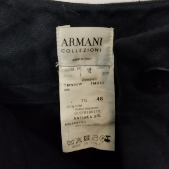 Giorgio Armani Vintage Le Collezioni Linen Pencil Skirt Size 12 - Picture 3 of 9